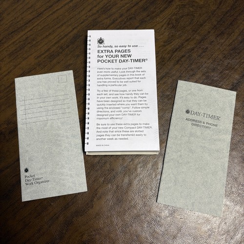 Daytimer pocket work - pocket,