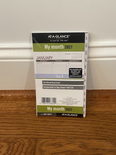 2027 monthly planner refill - 2027,