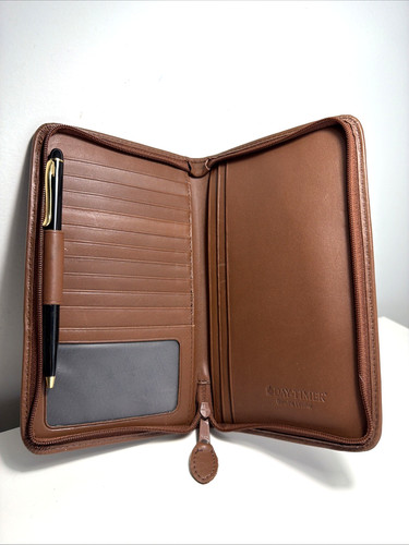 Day timer genuine leather - genuine, zip