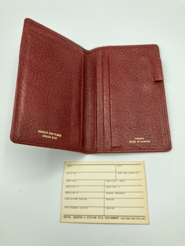 Vtg red pigskin - pigskin, pocket